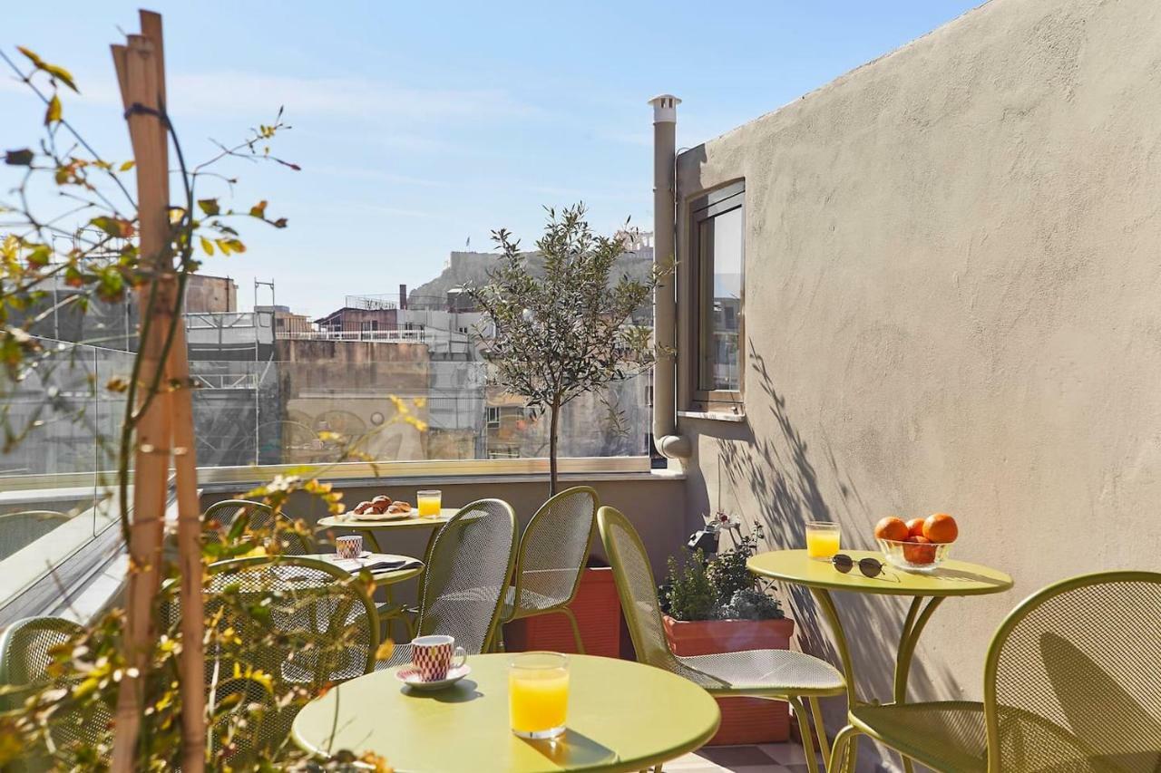 Spacious Suite W. Huge Balcony + Acropolis View Aten Exteriör bild