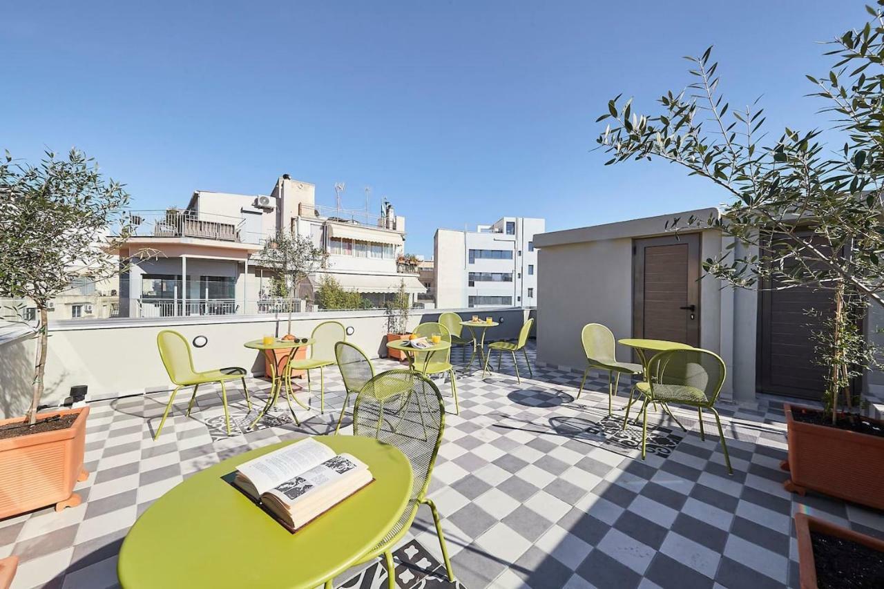Spacious Suite W. Huge Balcony + Acropolis View Aten Exteriör bild
